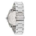 Tommy Hilfiger herreur stål 50M-200M svart skive & stål lenke 42mm
