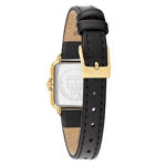Tommy Hilfiger dameur stål & gull 24mm 3 ATM svart skive & skinn reim