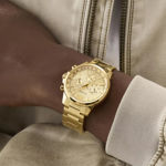 Guess herreur 44mm forgylt lenke og skive, 50M