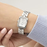 Guess Ladies Bejeweled stål 22mm 10 ATM sølvfarget skive