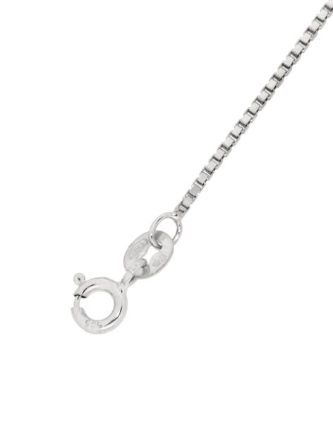 Hvitt gull 585 kjede Venezia 1,3mm 45cm