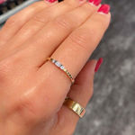 Gull ring diamanter 3x0,05ct TCR/SI