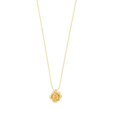 JOYCE recycled rose necklace gold-plated