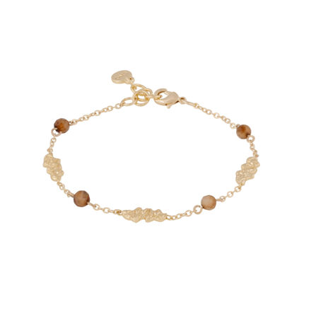 Cat pendant stone brace g/brown - Onesize