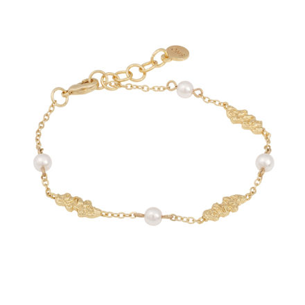 Cat pendant stone brace g/white - Onesize