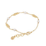 Cat pendant stone brace g/white - Onesize