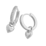 Cute crystal pendant ear s/clear