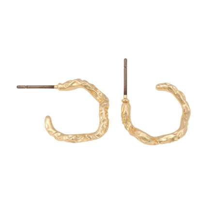 Cat small oval ear plain g