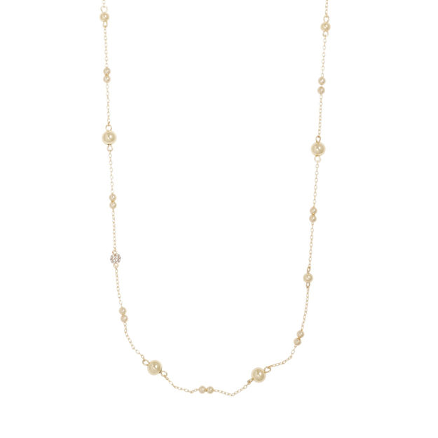 Bennet crystal chain neck 80 g/clear