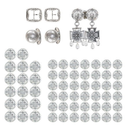 Bunadssett herre Nordhordland oksidert med kløverknapp