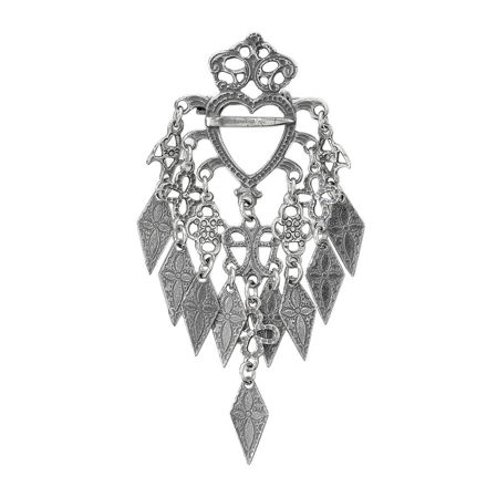 Espeland Romerike stor sølje oksidert sølv