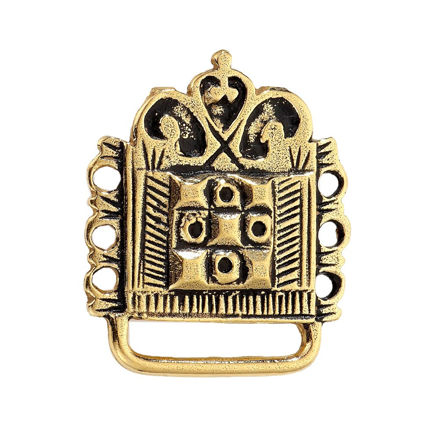 Espeland Romerike veskestøl forgylt sølv med lite øsken