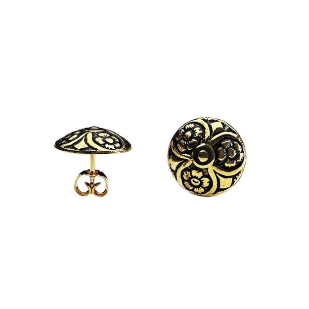 Espeland Løken øredobber forgylt sølv