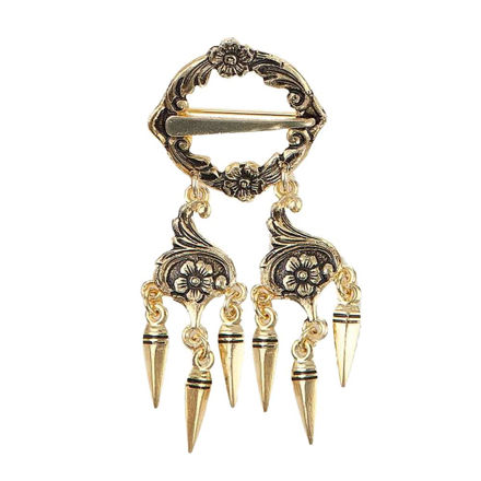 Espeland Løken sprette med heng forgylt sølv