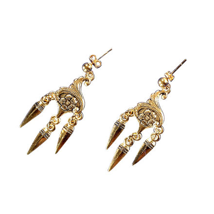 Espeland Løken øredobber forgylt sølv