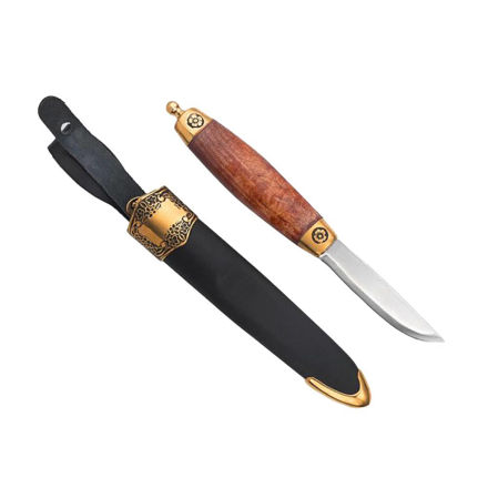 Espeland Løken bunadskniv forgylt sølv