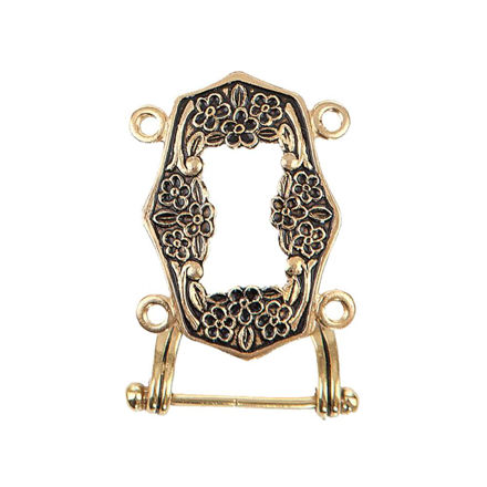 Espeland Løken veskestøl for skinnlist forgylt sølv