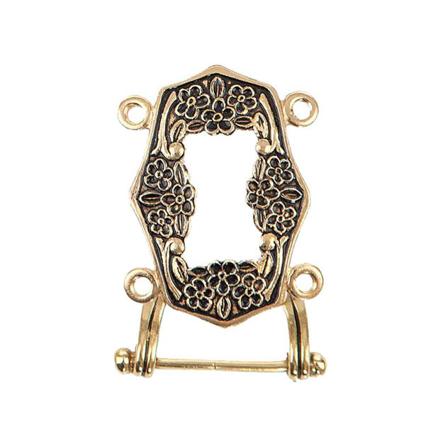 Espeland Løken veskestøl for skinnlist forgylt sølv