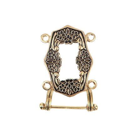 Espeland Løken veskestøl m/6 mellomøsken forgylt sølv