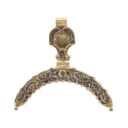 Espeland Løken veskelås forgylt messing