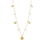 MYLAN halskjede gullbelagt