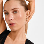 FIRE øredobber gullbelagt