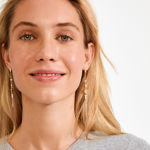 FIRE øredobber gullbelagt