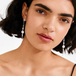 FIRE øredobber sølvbelagt