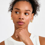 JOHNNIE øredobber gullbelagt