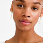 REGGIE øredobber gullbelagt