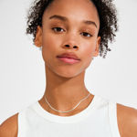 NIKITA halskjede sølvbelagt