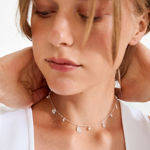 MYLAN halskjede sølvbelagt