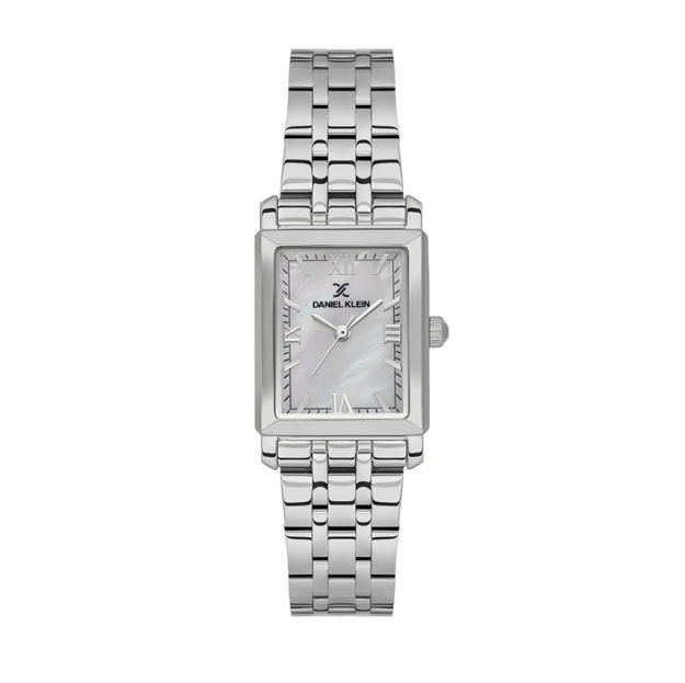 Daniel Klein Premium dameur stål med lenke & hvit skive 3 ATM 22mm