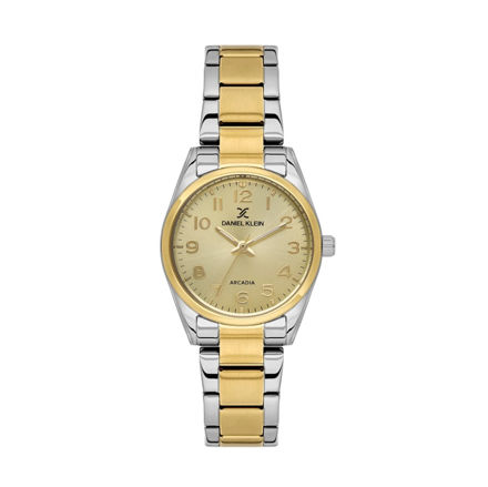 Daniel Klein Arcadia dameur tofarget med lenke & champagnefarget skive 3 ATM 30mm