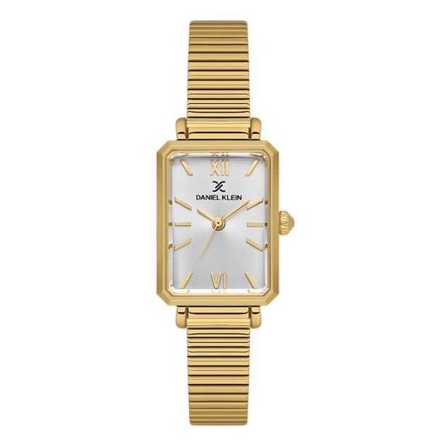 Daniel Klein Premium dameur double med lenke & sølvfarget skive 3 ATM 20mm