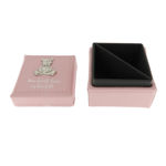 Skrin rosa med 2 rom for tann & hårlokk 7,5cm
