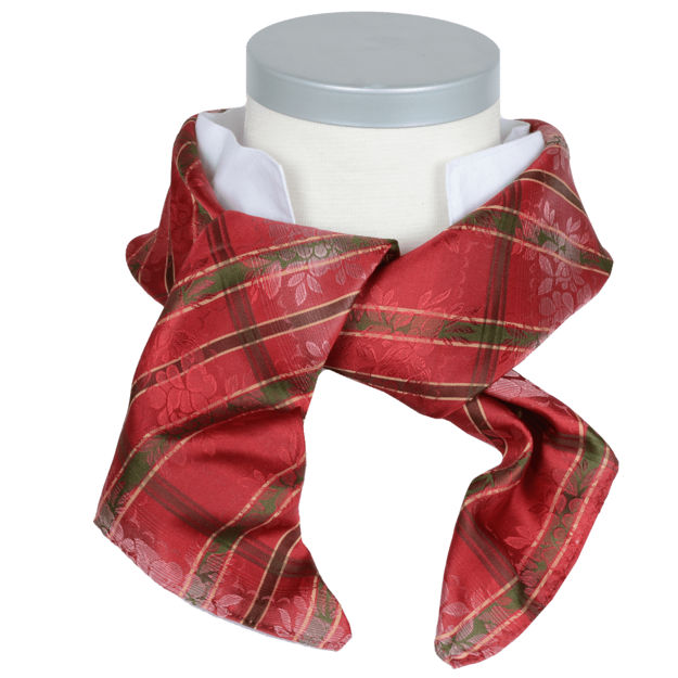 Strauss silkeskjerf rødt