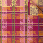 Mimmi Silkeskjerf rosa & gul