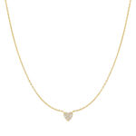 Ania Haie gold pave heart necklace