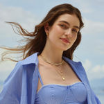 Ania Haie gold sunburst necklace