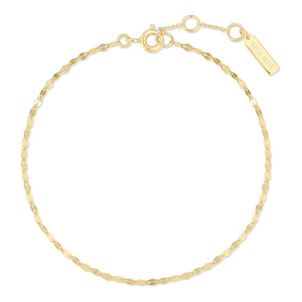 Ania Haie gold textured chain bracelet