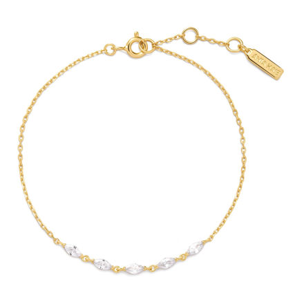 Ania Haie gold quintet marquise bracelet