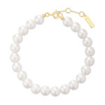 Ania Haie gold classic shell pearl bracelet