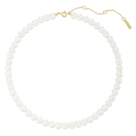 Ania Haie gold classic shell pearl necklace