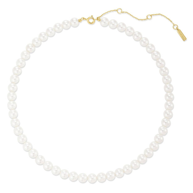Ania Haie gold classic shell pearl necklace