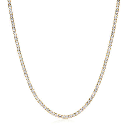 Ania Haie gold classic tennis necklace