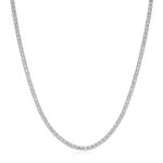Ania Haie silver classic tennis necklace