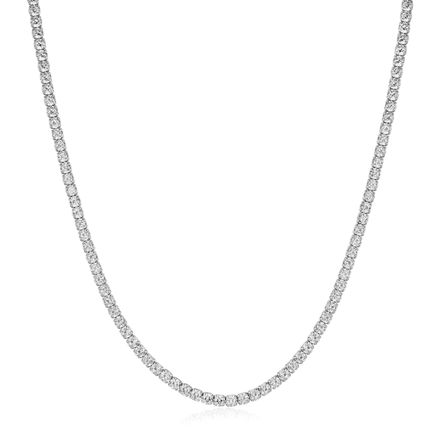 Ania Haie silver classic tennis necklace