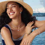 Ania Haie silver classic tennis necklace