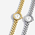 Sif Jakobs klokke Isabella forgylt stål